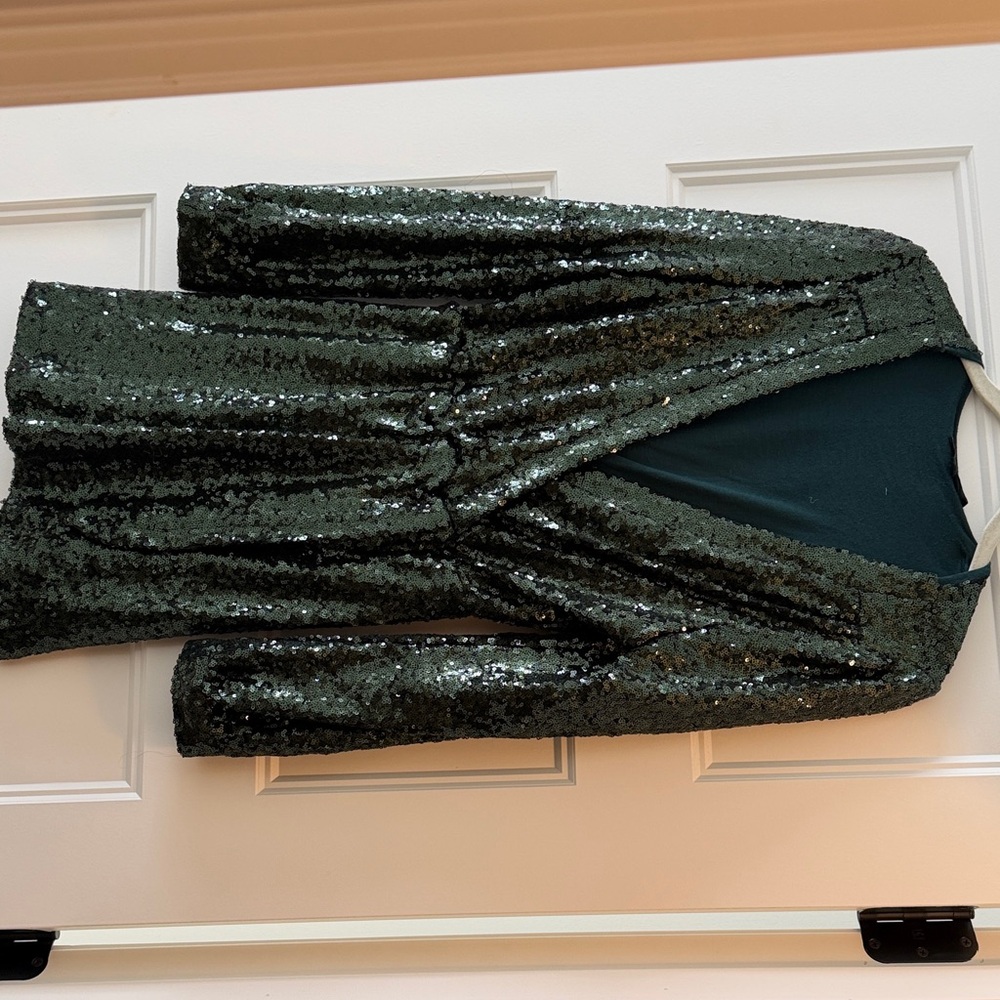 Sequin Green Dress | Size small